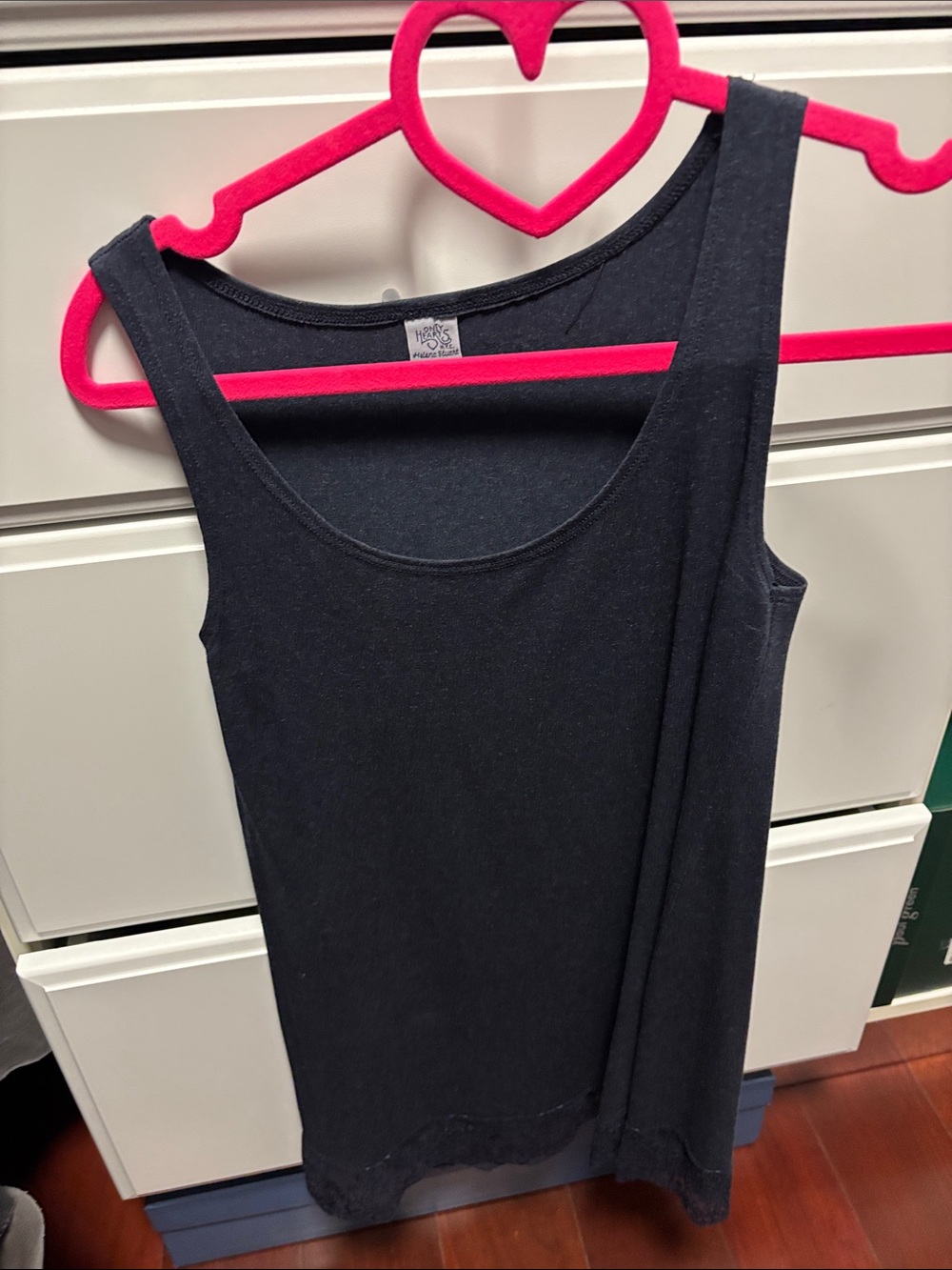 Classic navy Tank Top long